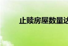止赎房屋数量达到七年来最低水平