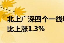 北上广深四个一线城市1月二手房销售价格环比上涨1.3%