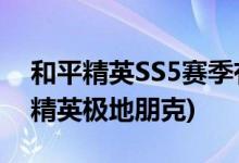 和平精英SS5赛季有多少皮肤(如何获得和平精英极地朋克)