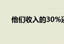 他们收入的30%还是租房者的现实吗？