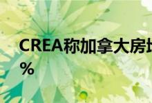 CREA称加拿大房地产价格今年可能上涨9.3%