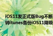 iOS11发正式版Bug不断，iOS11.1救场新功能很惊喜！安转itunes备份iOS11降级不用愁