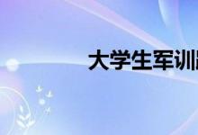 大学生军训跑、站动作要领