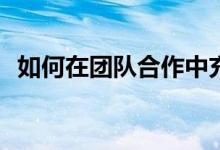 如何在团队合作中充分发挥画蓝图的活动？