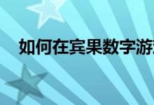 如何在宾果数字游戏中玩纸牌游戏的规则