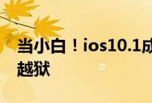 当小白！ios10.1成功越狱！不推荐普通用户越狱
