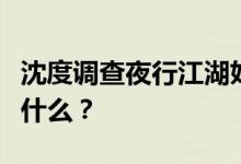 沈度调查夜行江湖妖怪事件时用的四字招数是什么？