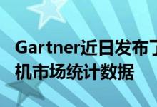 Gartner近日发布了今年第一季度全球智能手机市场统计数据