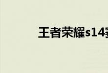 王者荣耀s14赛季推荐辅助玩法