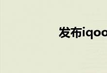 发布iqooneo 5活力版