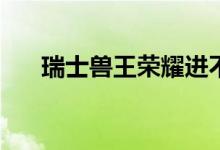 瑞士兽王荣耀进不去红包活动怎么办？