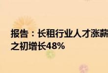 报告：长租行业人才涨薪较快，3-5年经验人才工资比入行之初增长48%