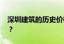 深圳建筑的历史价格 谁知道深圳楼房的价格？