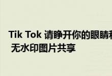 Tik Tok 请睁开你的眼睛和表情包 请睁开眼睛展示你的表情 无水印图片共享