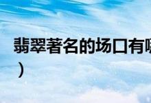 翡翠著名的场口有哪些（翡翠著名场口的介绍）