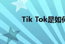 Tik Tok是如何染指Tik Tok的？