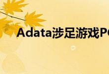 Adata涉足游戏PC笔记本电脑和显示器