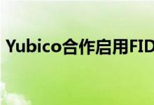 Yubico合作启用FIDO2的身份验证解决方案