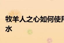 牧羊人之心如何使用遗忘药水如何使用遗忘药水