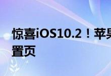 惊喜iOS10.2！苹果iOS10.2起新增以太网设置页
