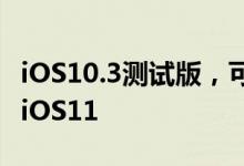 iOS10.3测试版，可检查哪些应用无法运行在iOS11