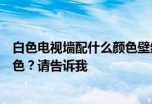白色电视墙配什么颜色壁纸？好看的电视墙壁纸你选什么颜色？请告诉我