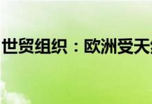 世贸组织：欧洲受天然气涨价影响远大于美国