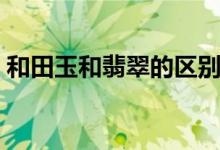 和田玉和翡翠的区别（和田玉和翡翠哪个好）
