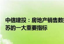 中信建投：房地产销售数据的触底反弹将是今年地产行业复苏的一大重要指标