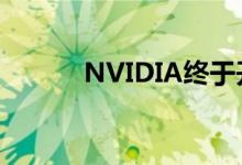 NVIDIA终于开始戏弄新的盾牌