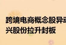 跨境电商概念股异动，生意宝、联络互动、浔兴股份拉升封板