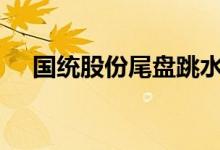 国统股份尾盘跳水跌停，上演“天地板”