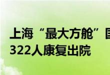 上海“最大方舱”国家会展中心方舱医院首批322人康复出院
