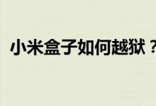 小米盒子如何越狱？小米盒子逃生教程详解