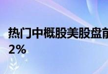 热门中概股美股盘前涨跌不一，阿里巴巴跌超2%
