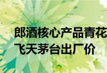 郎酒核心产品青花郎出厂价上调100元 已超飞天茅台出厂价