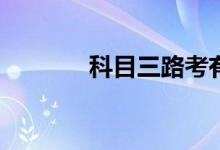 科目三路考有哪些注意事项？