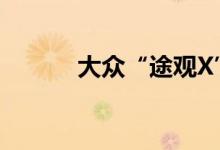 大众“途观X”跨界轿跑效果图