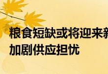 粮食短缺或将迎来新风暴，北美异常气候正在加剧供应担忧
