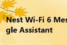 Nest Wi-Fi 6 Mesh Router使用集成的Google Assistant