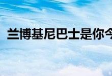 兰博基尼巴士是你今天会看到的最酷的汽车