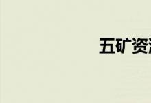 五矿资源跌超10%