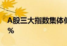 A股三大指数集体低开，阳光电源低开19.22%