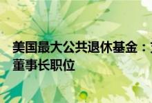 美国最大公共退休基金：支持罢免巴菲特的伯克希尔哈撒韦董事长职位