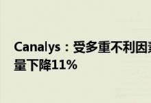 Canalys：受多重不利因素影响，一季度全球智能手机出货量下降11%