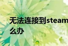 无法连接到steam网络可是网是好的应该怎么办