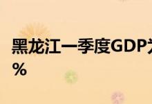 黑龙江一季度GDP为2976.6亿元，同比增5.4%