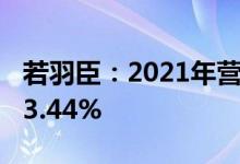 若羽臣：2021年营收12.88亿元，同比增长13.44%