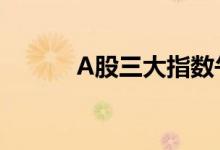 A股三大指数午间休盘集体下跌