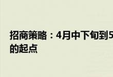 招商策略：4月中下旬到5月上旬A股有可能会迎来上行周期的起点